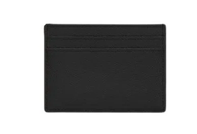 Saint Laurent Cassandre Logo Detail Leather Card Holder
