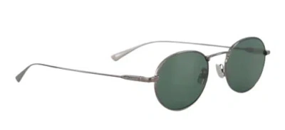 Saint Laurent Black Unisex Sunglasses In Green