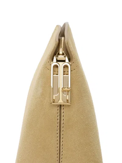 Victoria Beckham Victoria Suede Zip-fastening Clutch Bag