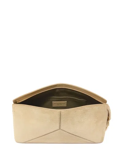 Victoria Beckham Victoria Suede Zip-fastening Clutch Bag