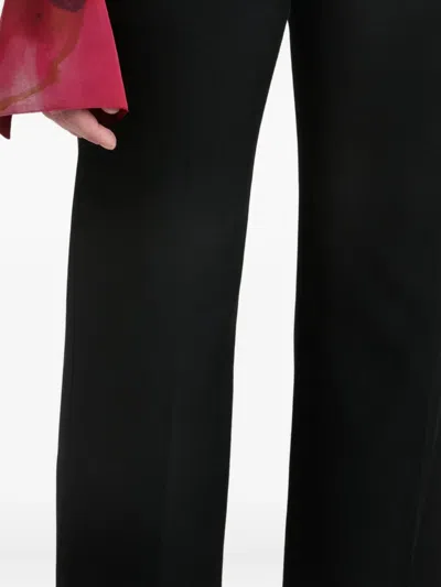 Victoria Beckham Tailored Straight Leg Trousers In Black