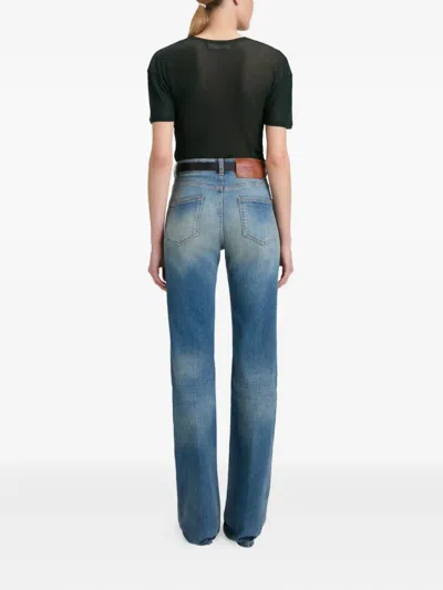 Victoria Beckham Asymmetric T-shirt In Black