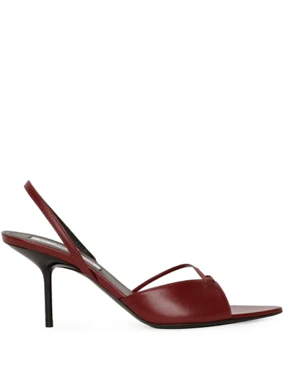 Victoria Beckham 75mm Harlow Slingback Stiletto Sandals In Red