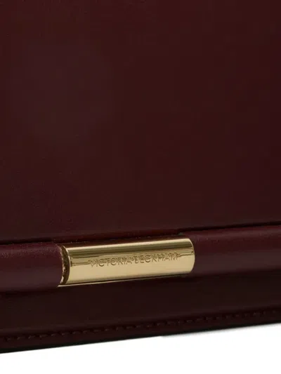 Victoria Beckham 202 Leather Bar-detail Clutch Bag