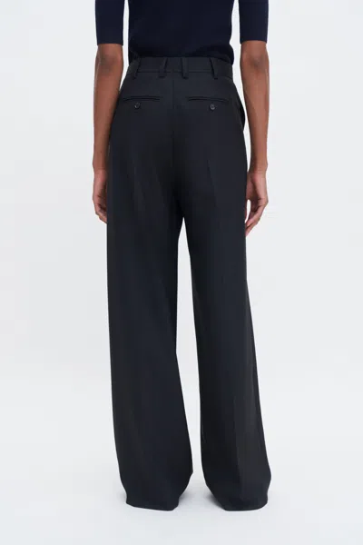 Filippa K Darcey Wool Trousers In Black