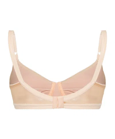 N°21 Scalloped-edges Bra In Neutral
