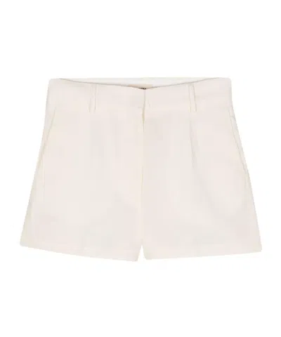 Barena Venezia Dori Canne Linen Shorts In Neutral