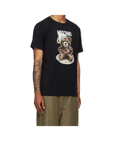Moschino T-shirt With Print In Black