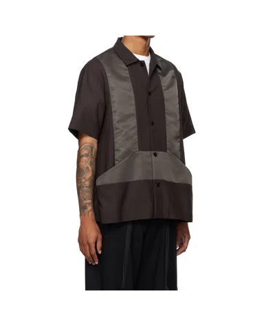 Sacai Short-sleeved Shirt In Multi