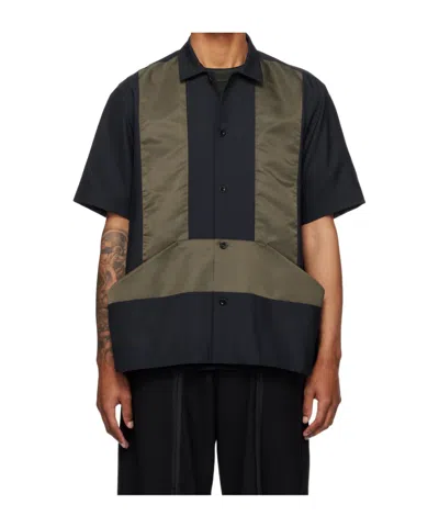 Sacai Short-sleeved Shirt In Multi