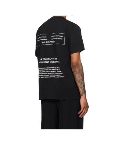 Moschino Printed Organic Cotton Jersey T-shirt In Black