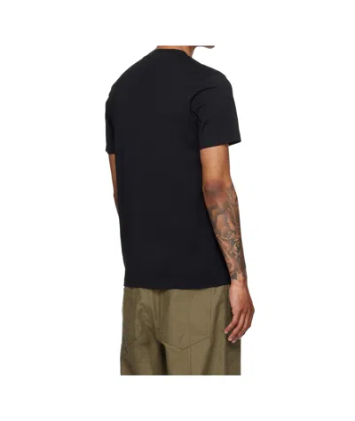 Moschino Black Cotton T-shirt With Bear Print