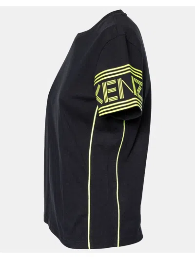 Pre-owned Kenzo 2024 Contrasting-trim T-shirt