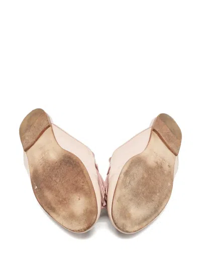 Pre-owned Tod's Vintage Fringed Studded Mules