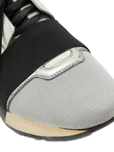 Pre-owned Balenciaga Low-top Sneakers In Silver