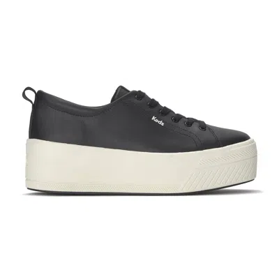 Keds Women's Leather Sneakers In Black