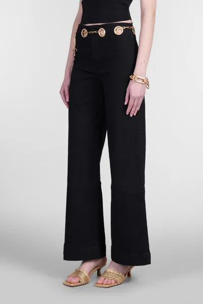 Cult Gaia Sydney Pants In Black Cotton In Black