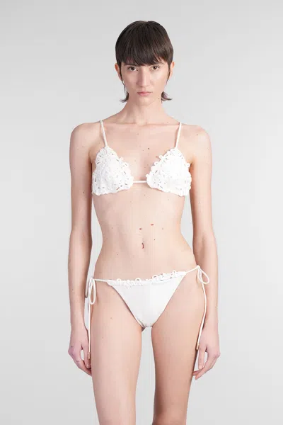 Cult Gaia Irina Beachwear In White Polyamide In White