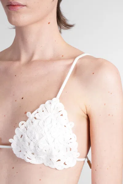 Cult Gaia Irina Beachwear In White Polyamide In White