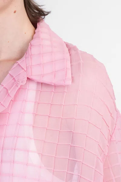 Séfr Sergio Shirt In Rose-pink Polyester In Pink