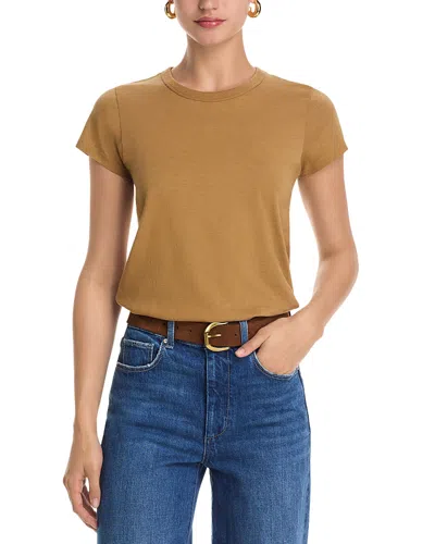 Rag & Bone The Slub Short Sleeve Tee In Brown