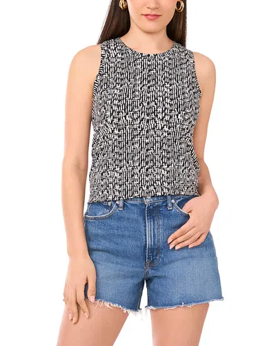 Vince Camuto Keyhole Back Tank Top In Black