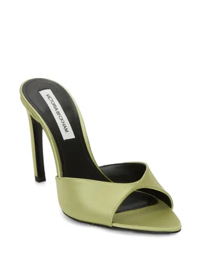 Victoria Beckham 100mm Harlow Open-toe Satin Mules