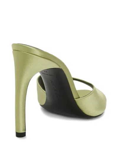 Victoria Beckham 100mm Harlow Open-toe Satin Mules