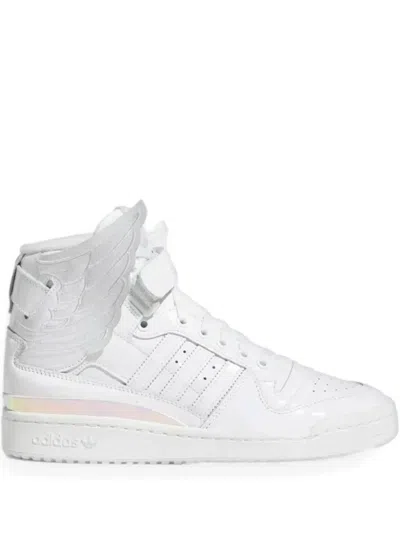 Adidas Originals X Jeremy Scott Forum Hi Wings 4.0 "white Opal" Sneakers