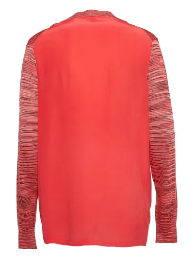 Pre-owned Missoni Striped Knit Cardigan