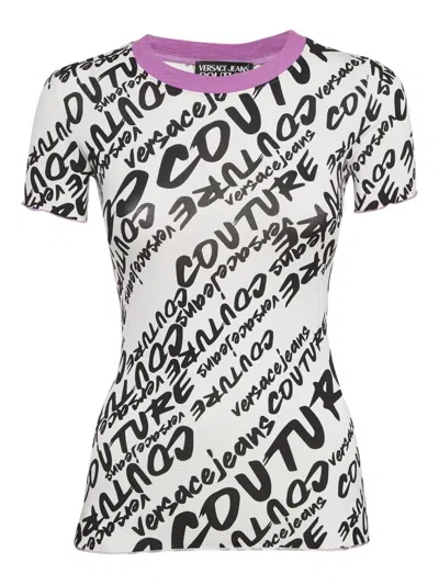 Pre-owned Versace Logo-print T-shirt