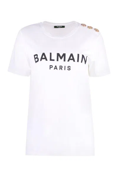 Balmain Cotton Crew-neck T-shirt