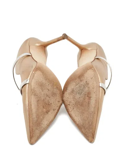 Pre-owned Malone Souliers Leather Pumps In Gold