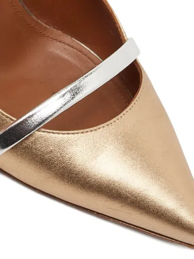 Pre-owned Malone Souliers Leather Pumps In Gold