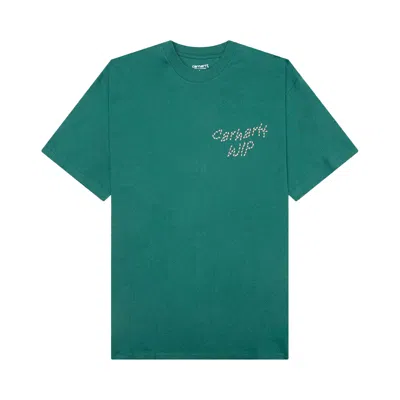 Pre-owned Carhartt Wip Short-sleeve Sunflower T-shirt 'rainforest' | Green | Men's Size M