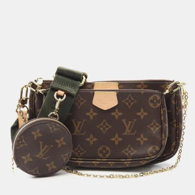 Pre-owned Louis Vuitton Multi Pochette Accessoires Chain Shoulder Bag Monogram