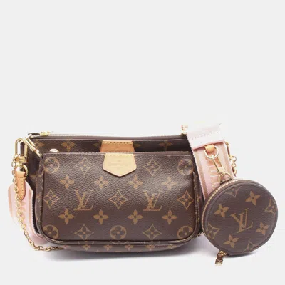 Pre-owned Louis Vuitton Multi Pochette Accessoires Chain Shoulder Bag Monogram