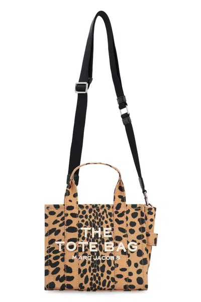 Marc Jacobs Animal Print Tote Bag With Shoulder Strap In Multi