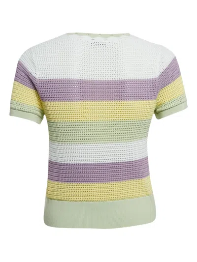 Pre-owned Sandro Striped Knit Top