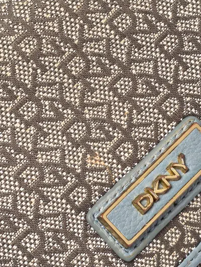 Pre-owned Dkny Vintage 2024 Monogram Canvas Wallet
