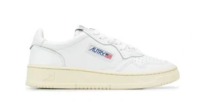 Autry Medalist Sneakers In Leather With Suede Inserts