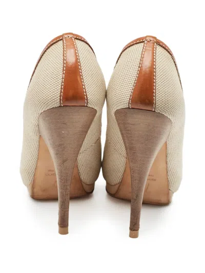 Pre-owned Giuseppe Zanotti Vintage 2024 Platform Peep-toe Pumps
