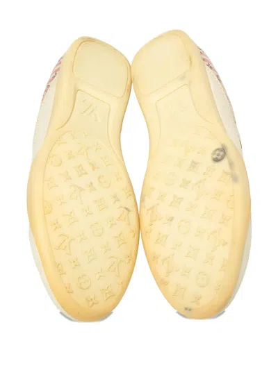 Pre-owned Louis Vuitton 2024 Monogram Stripe Sneakers In Neutral
