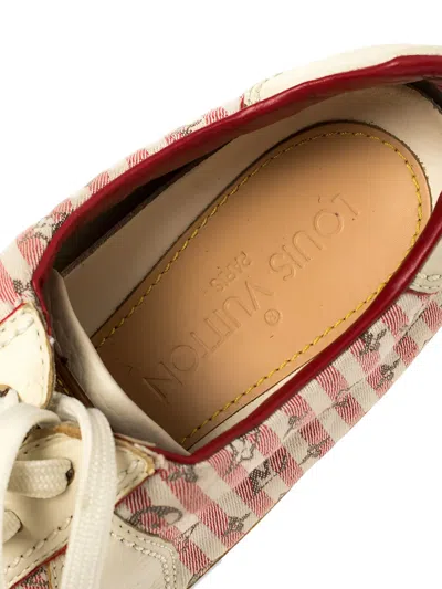 Pre-owned Louis Vuitton 2024 Monogram Stripe Sneakers In Neutral