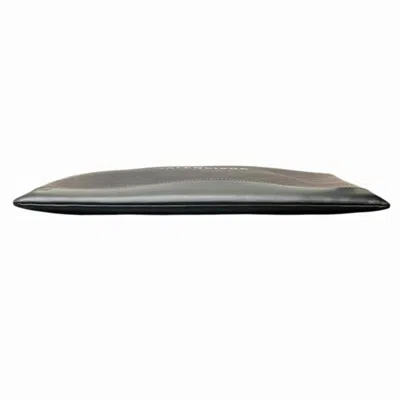 Pre-owned Balenciaga Black Canvas Leather Clutch Bag ()