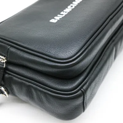 Pre-owned Balenciaga Black Leather Shoulder Bag Sling Bag ()