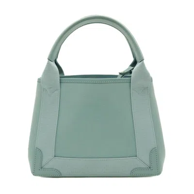 Pre-owned Balenciaga Light Blue Canvas Tote Bag ()