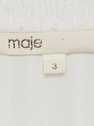 Pre-owned Maje Tiered Button Dress