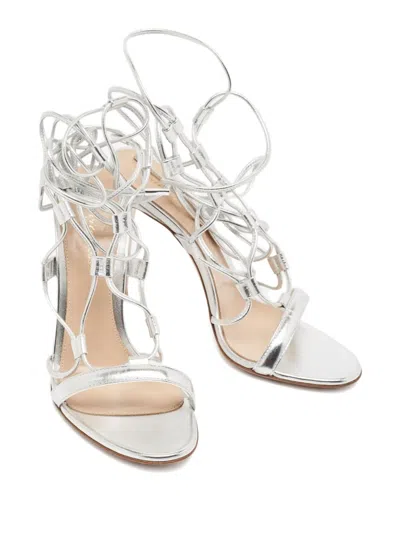 Pre-owned Gianvito Rossi 2024 Leather Lace Sandals