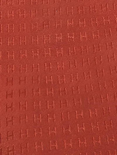 Pre-owned Hermes 2024 Faconnee H Pattern Tie